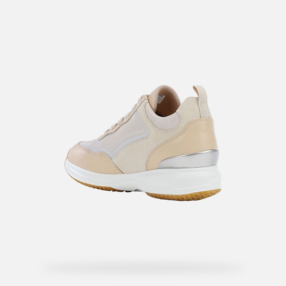 Geox Bayan Spor Ayakkabı Bej Rengi - Happy - QYP-648951